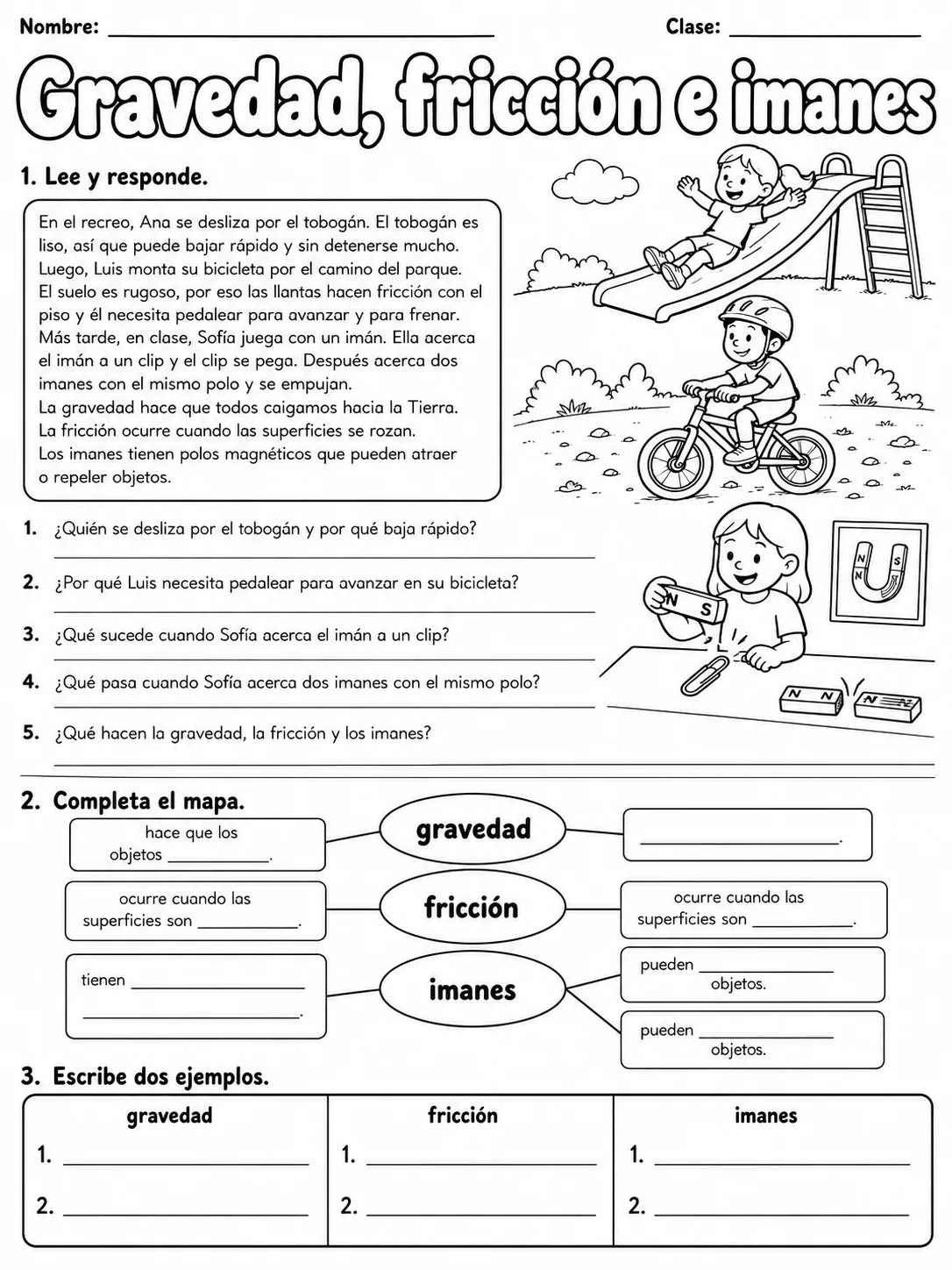 3.º grado - Tierra y espacio - Paquete de fichas página 9 vista previa imprimible
