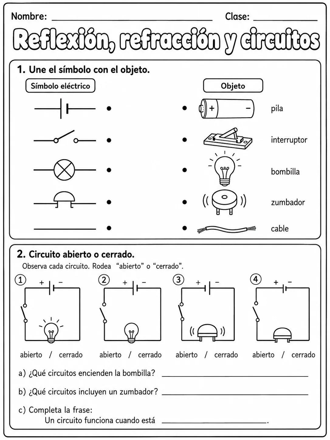 4.º grado - agua y medio ambiente - Paquete de fichas página 3 vista previa imprimible