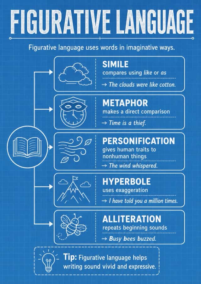 Figurative Language Vocabulary Infographic