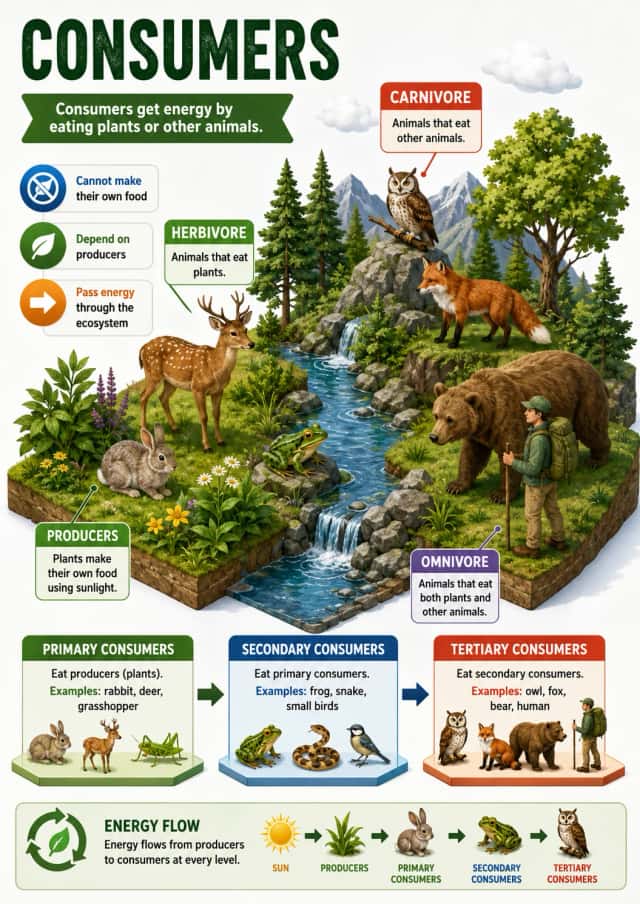 Consumers Ecosystems Infographic