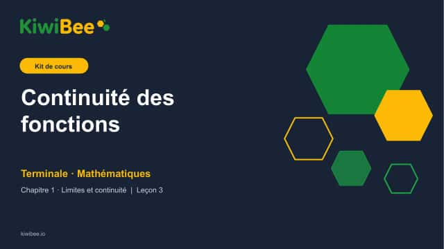 Continuité des fonctions