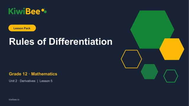Rules of Differentiation