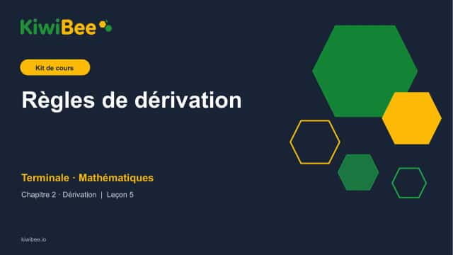 Règles de dérivation