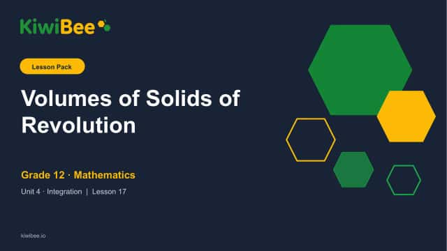 Volumes of Solids of Revolution