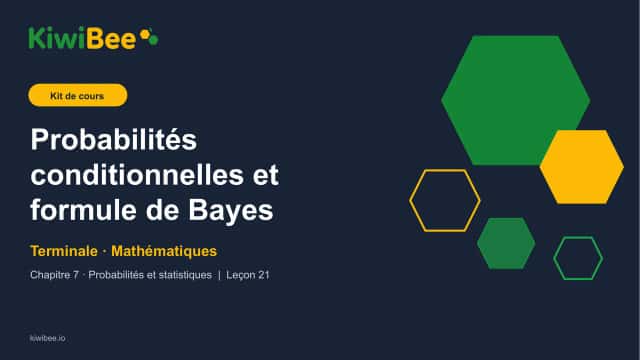 Probabilités conditionnelles et formule de Bayes