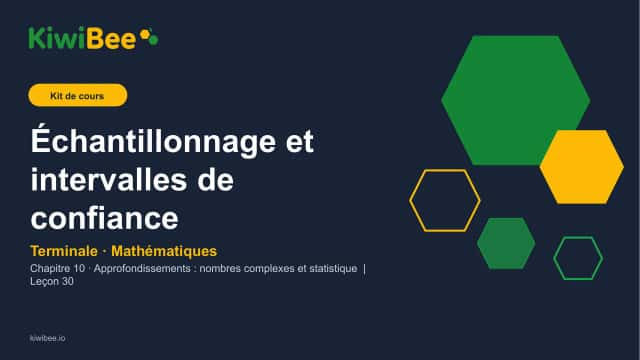 Échantillonnage et intervalles de confiance