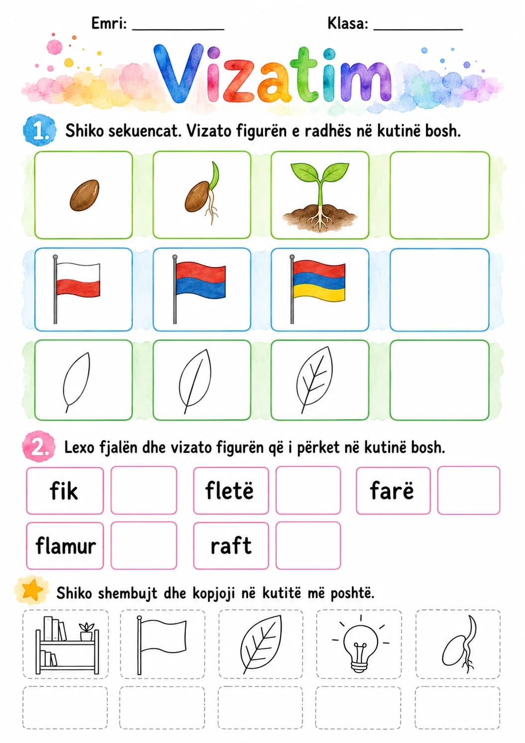 Albanian Letter F Phonics Worksheets Pack page 10 printable worksheet preview