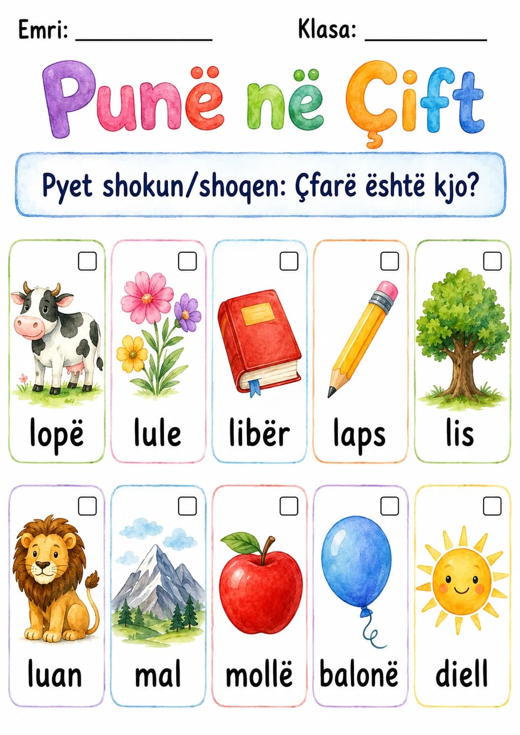 Albanian Letter L Phonics Worksheets Pack page 3 printable worksheet preview