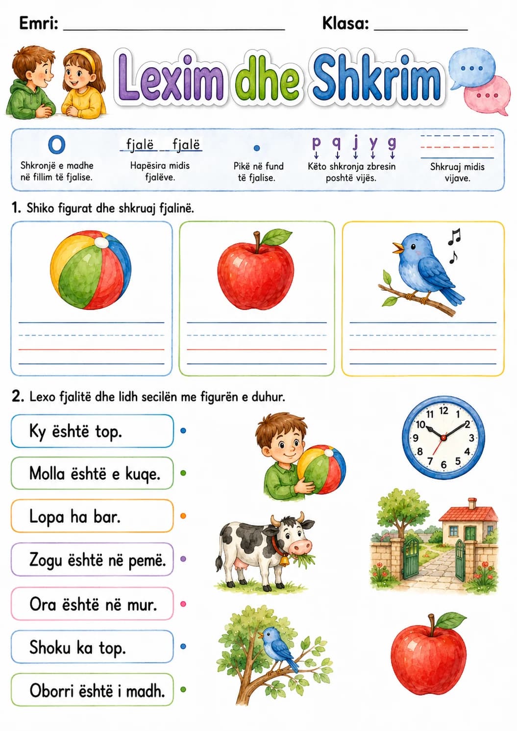 Albanian Letter O Phonics Worksheets Pack printable worksheet pack preview from KiwiBee