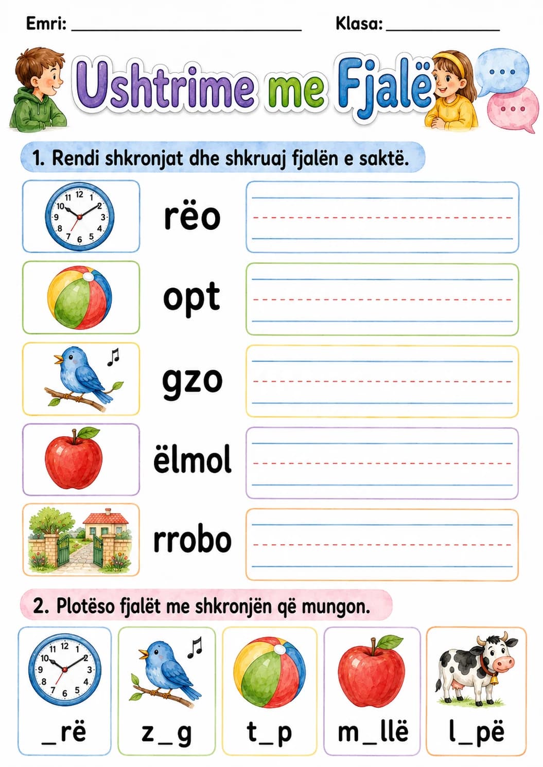 Albanian Letter O Phonics Worksheets Pack page 7 printable worksheet preview