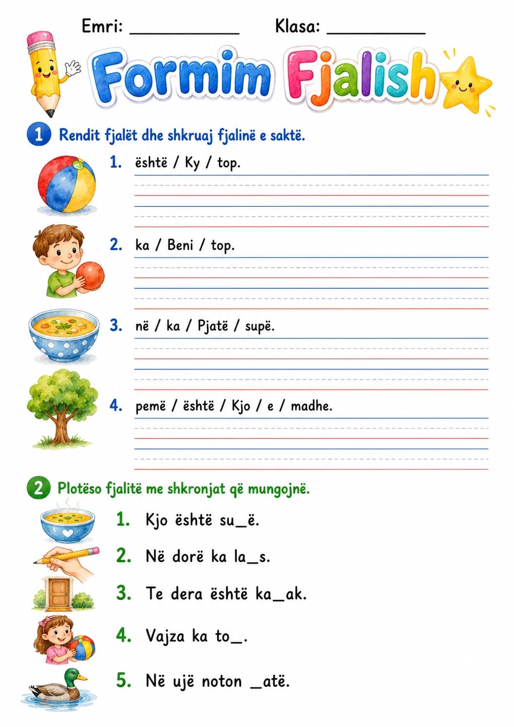 Albanian Letter P Phonics Worksheets Pack page 10 printable worksheet preview