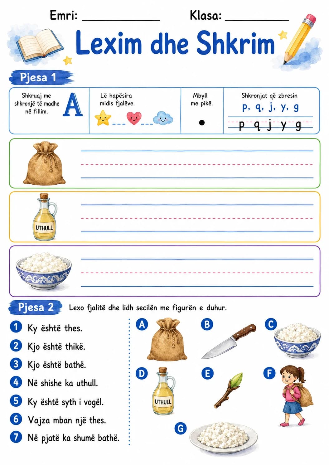 Albanian Letter Th Phonics Worksheets Pack page 10 printable worksheet preview