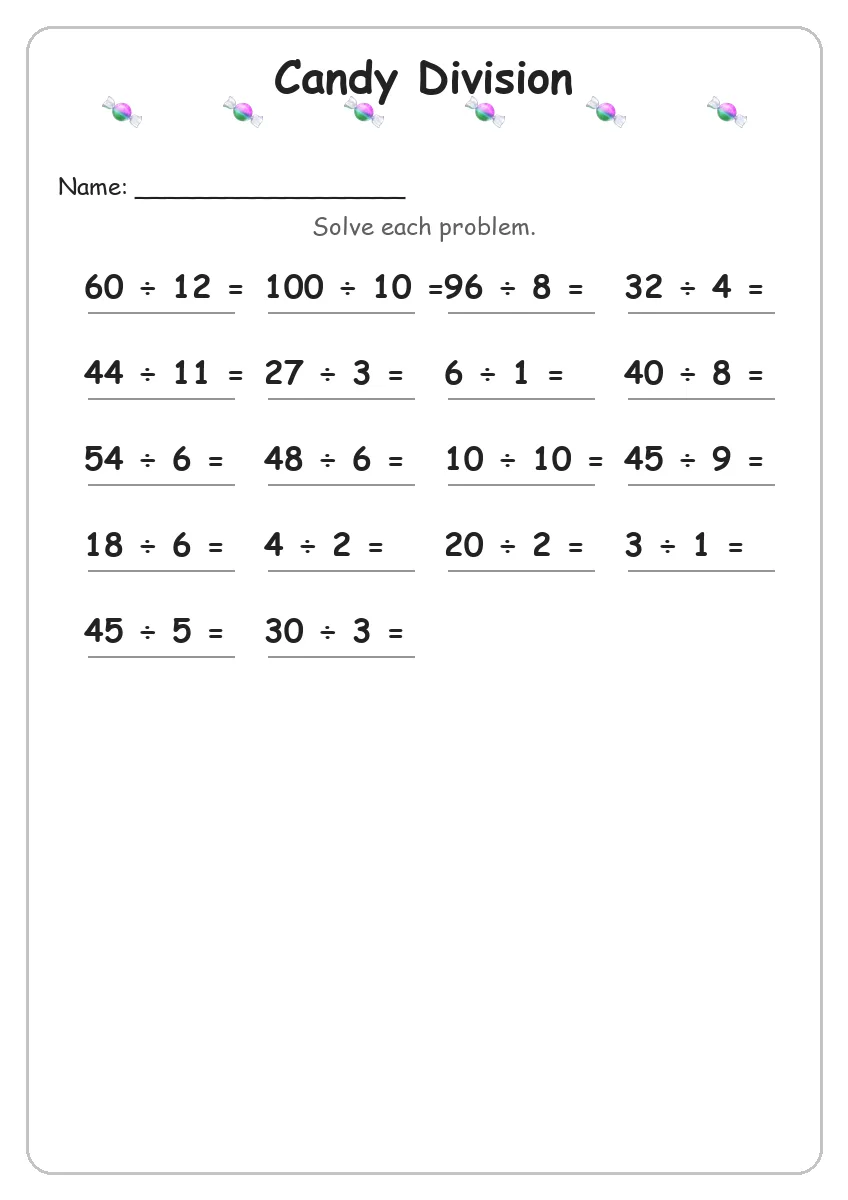 Candy Division (Grade 4)