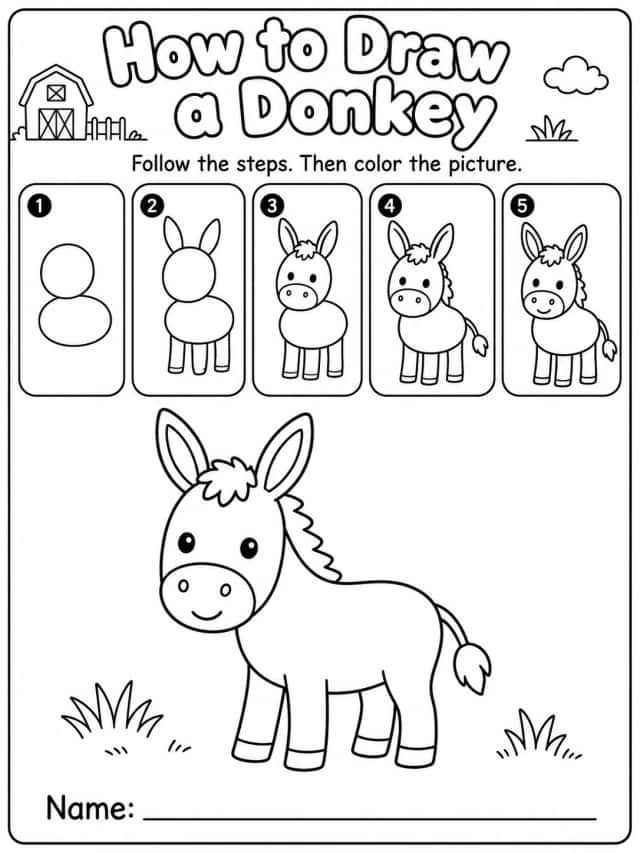How to Draw a Donkey