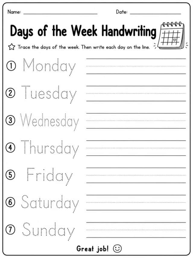 Days of the Week
