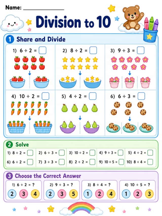 Division to 10