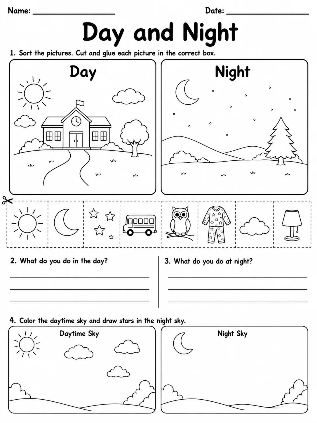 time - Set 2 printable Grade 2 worksheet preview from KiwiBee