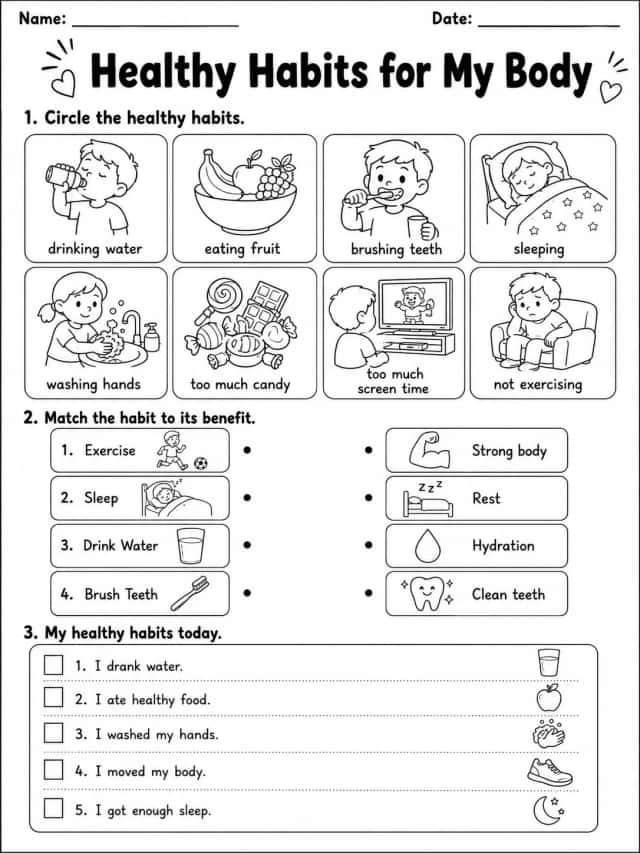 Healthy Habits for My Body