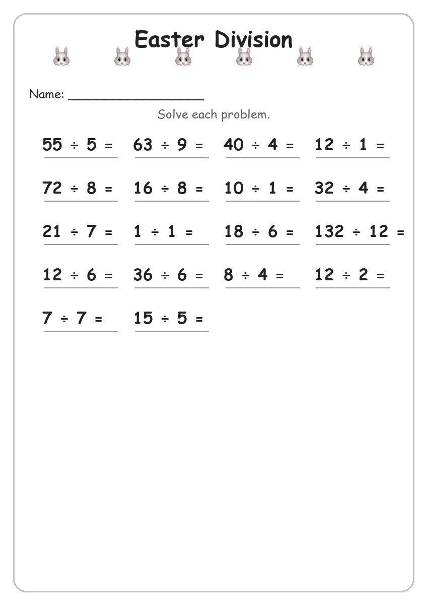 Easter Division (Grade 4)