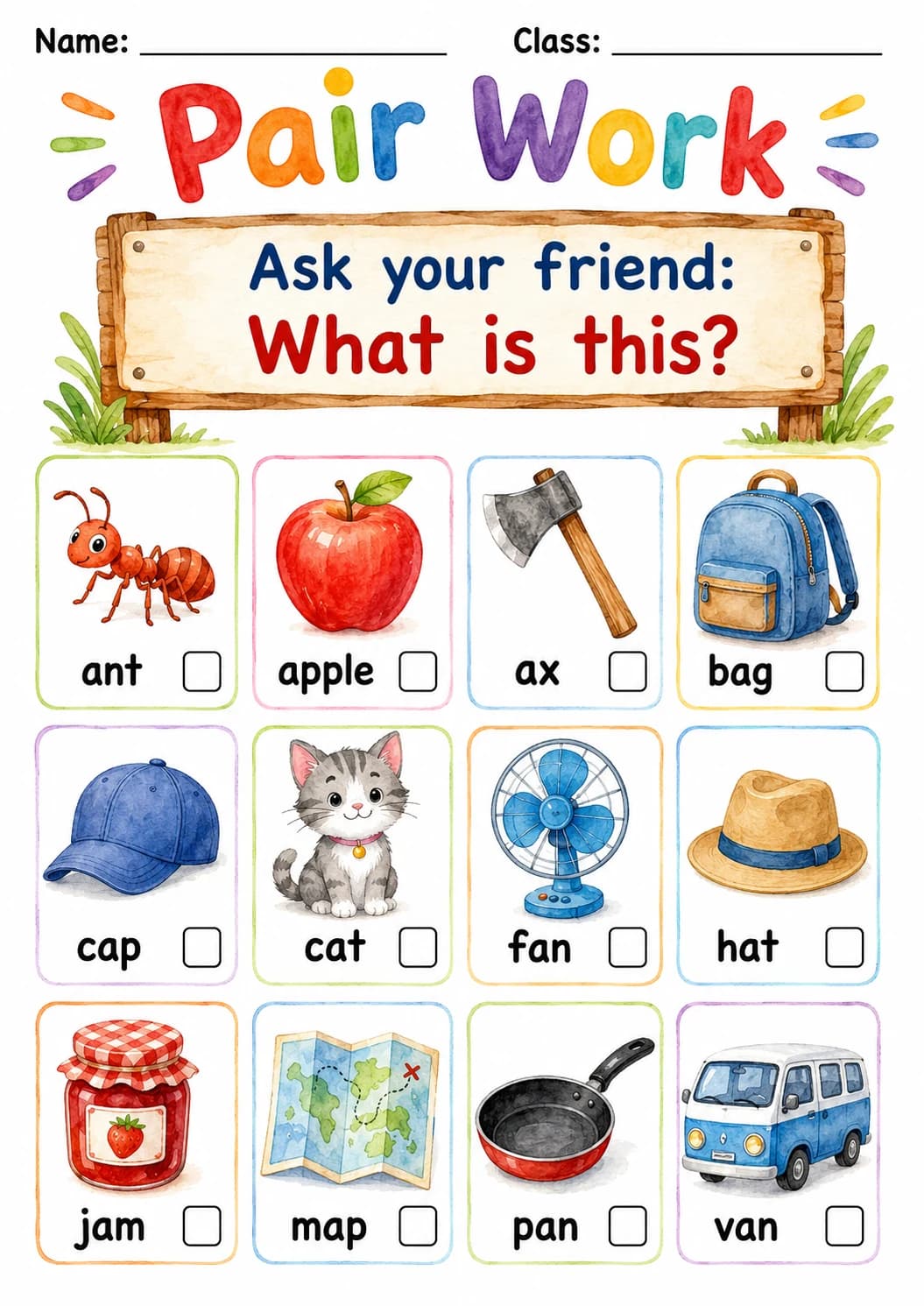Letter A Phonics Worksheets Pack page 3 printable worksheet preview