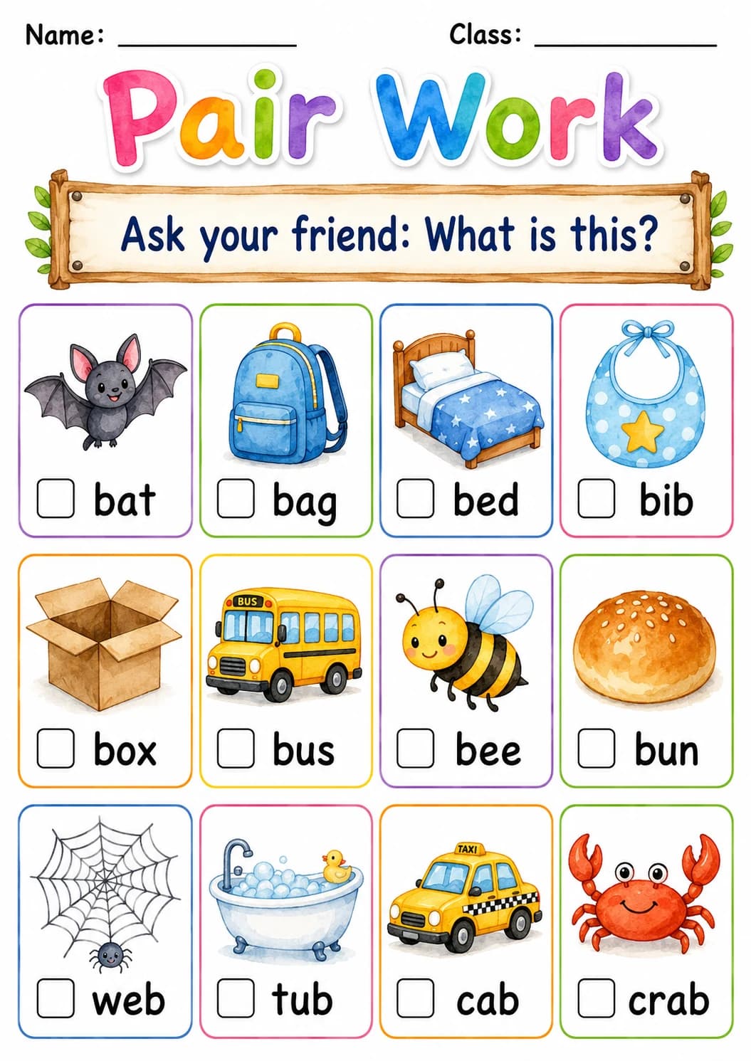 Letter B Phonics Worksheets Pack page 3 printable worksheet preview