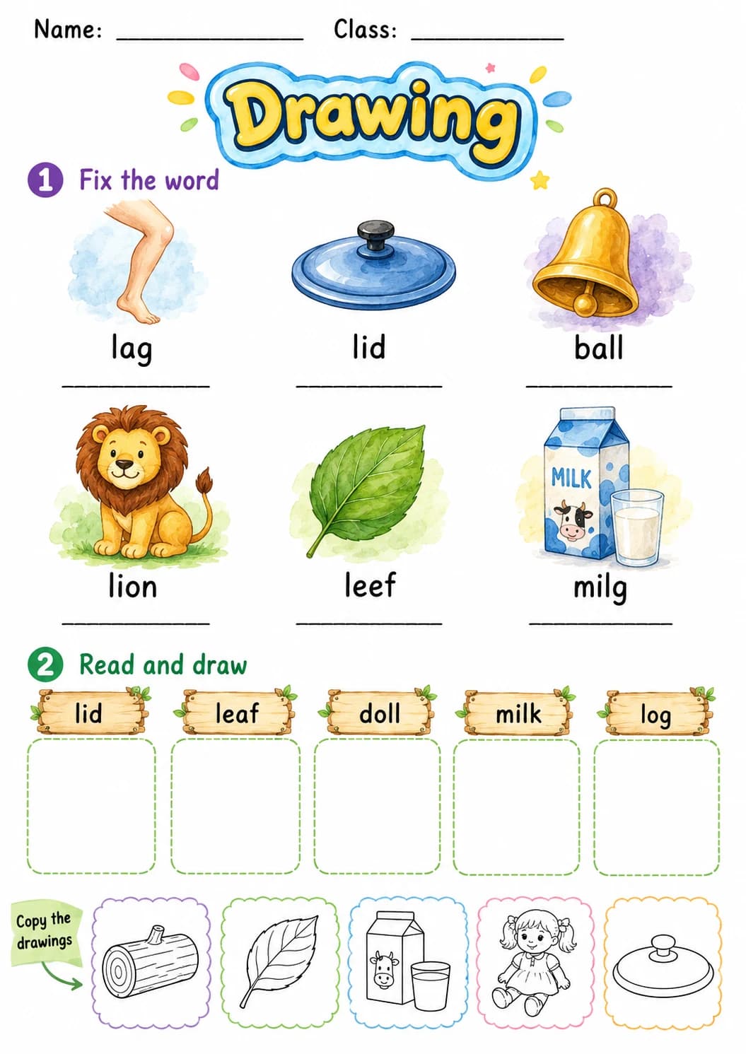 Letter L Phonics Worksheets Pack page 5 printable worksheet preview
