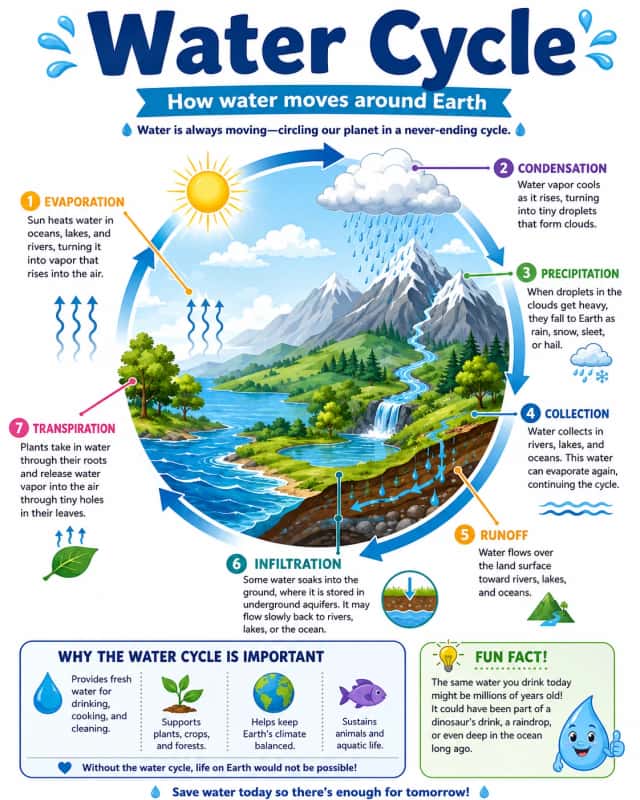 Water Cycle Infographic