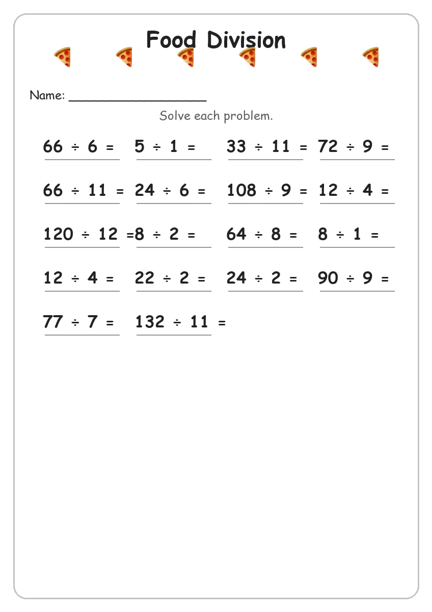 Food Division (Grade 4)