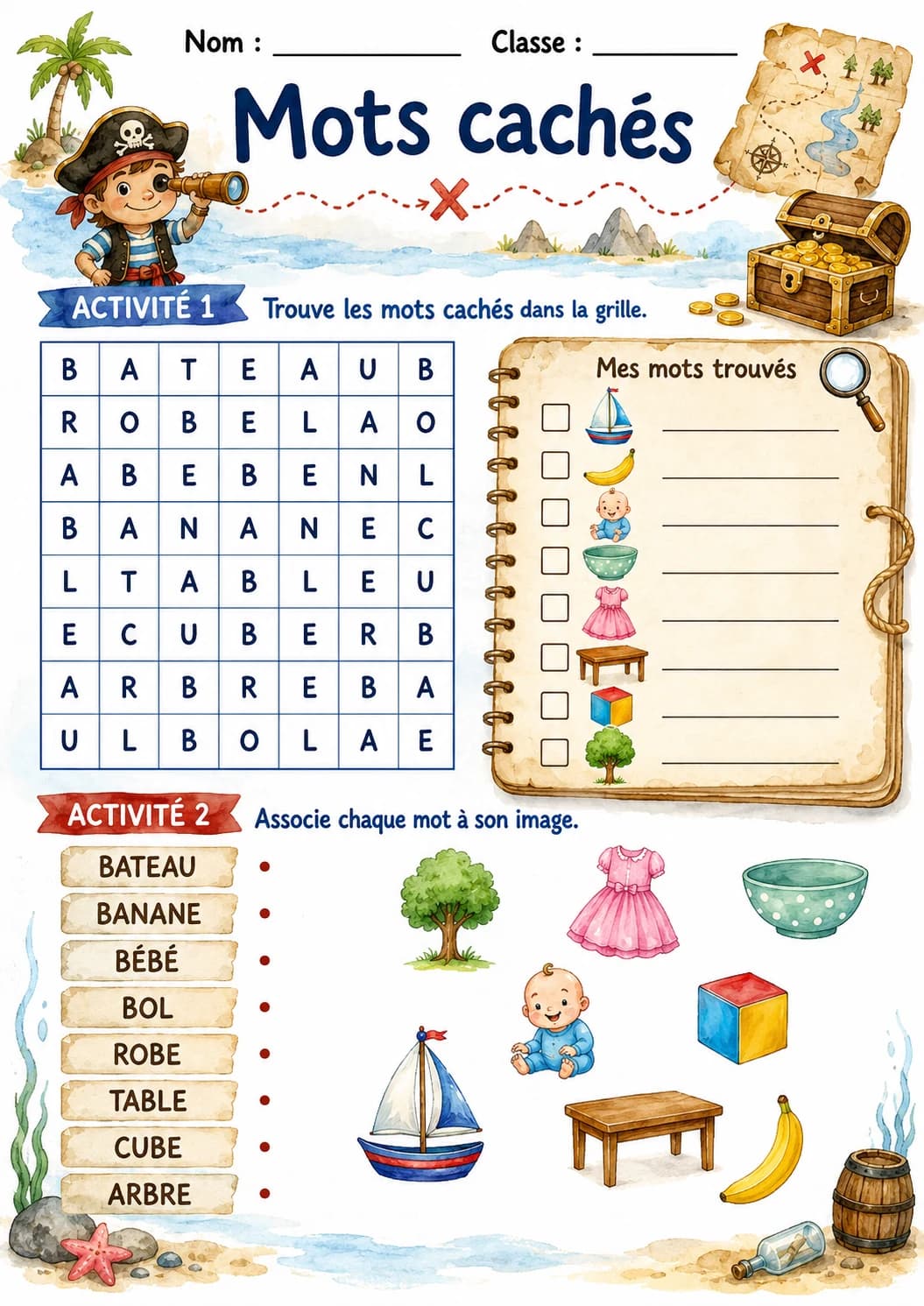French Letter B Phonics Worksheets Pack page 2 printable worksheet preview