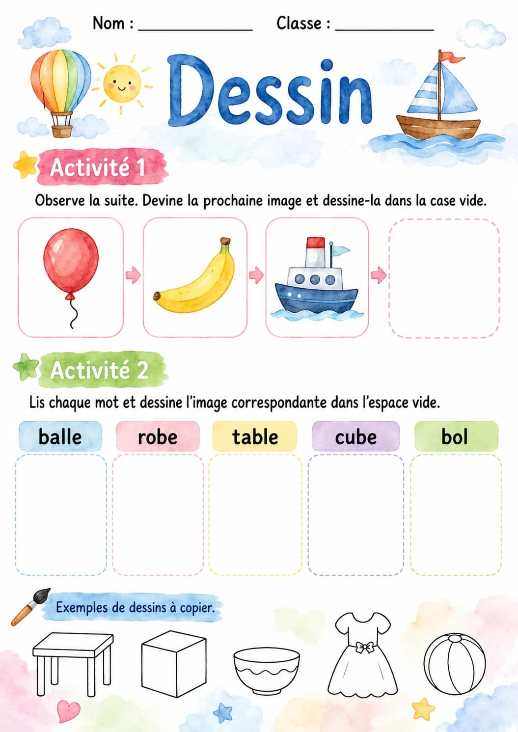 French Letter B Phonics Worksheets Pack page 3 printable worksheet preview
