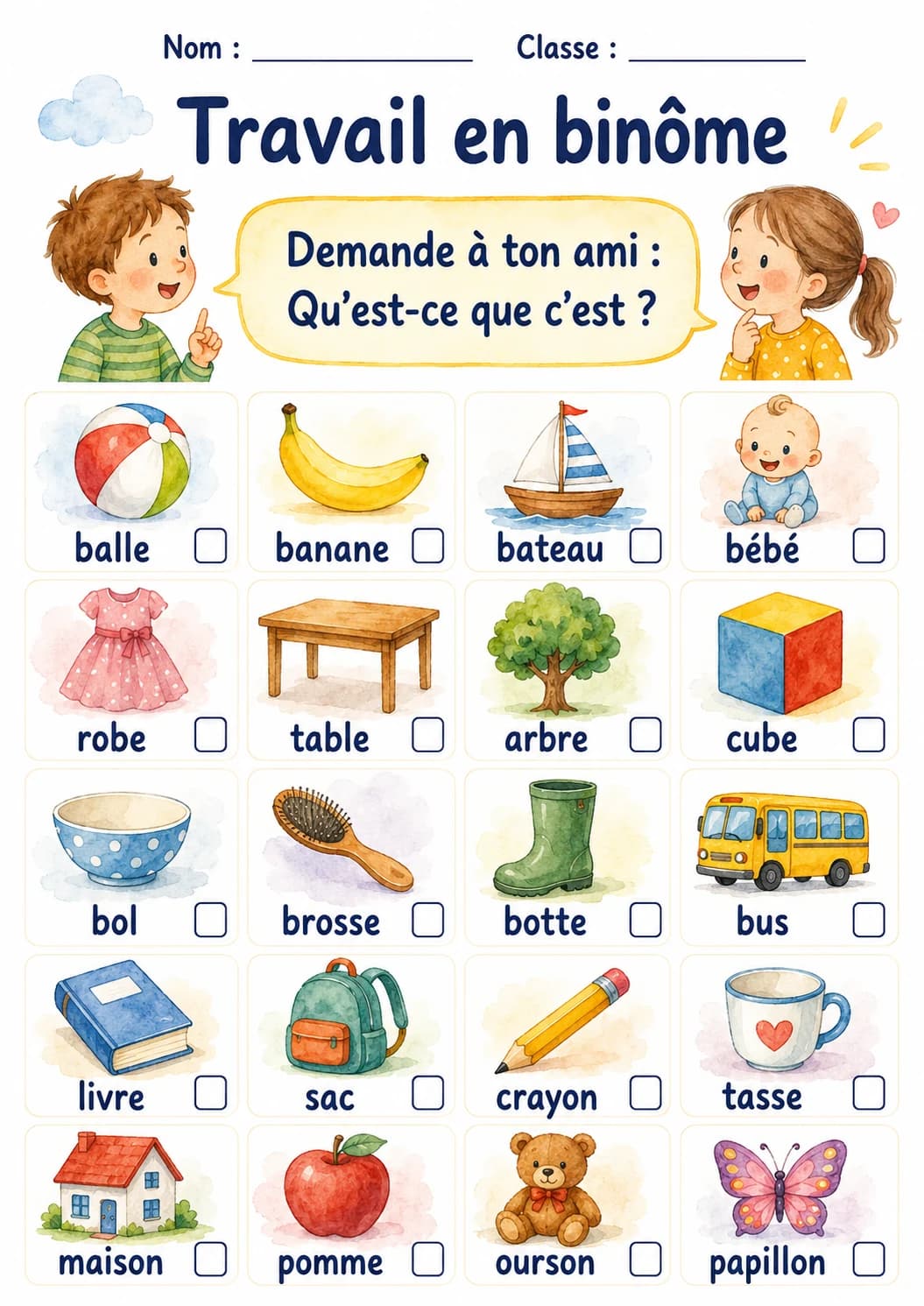 French Letter B Phonics Worksheets Pack page 7 printable worksheet preview