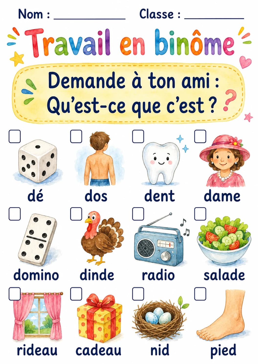 French Letter D Phonics Worksheets Pack page 5 printable worksheet preview