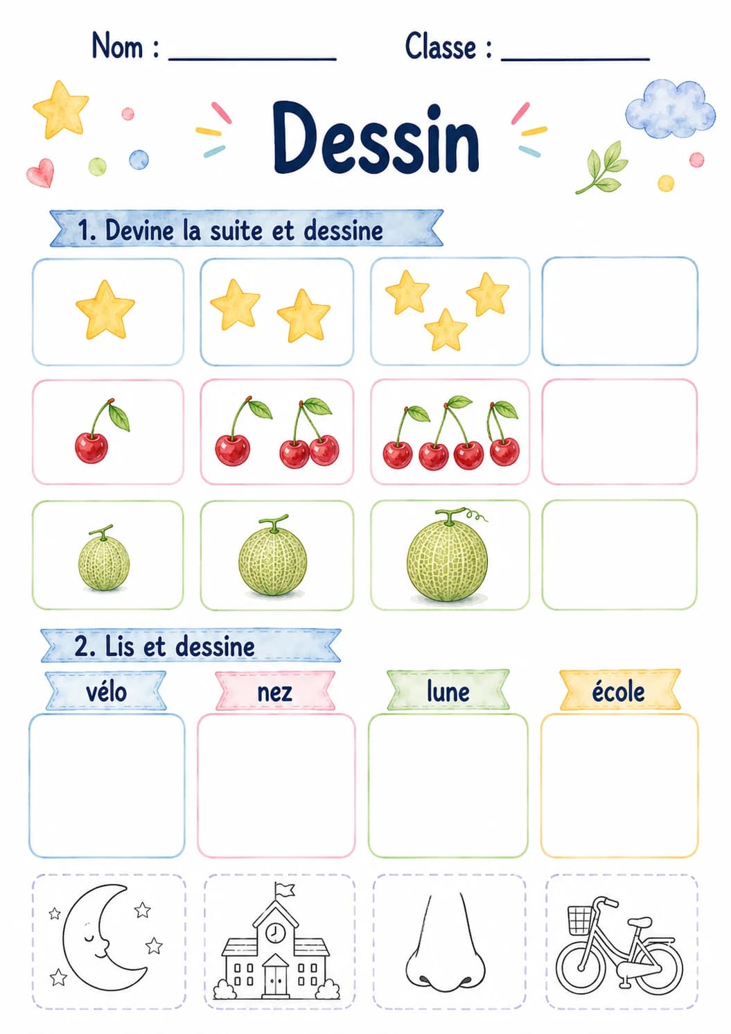 French Letter E Phonics Worksheets Pack page 3 printable worksheet preview