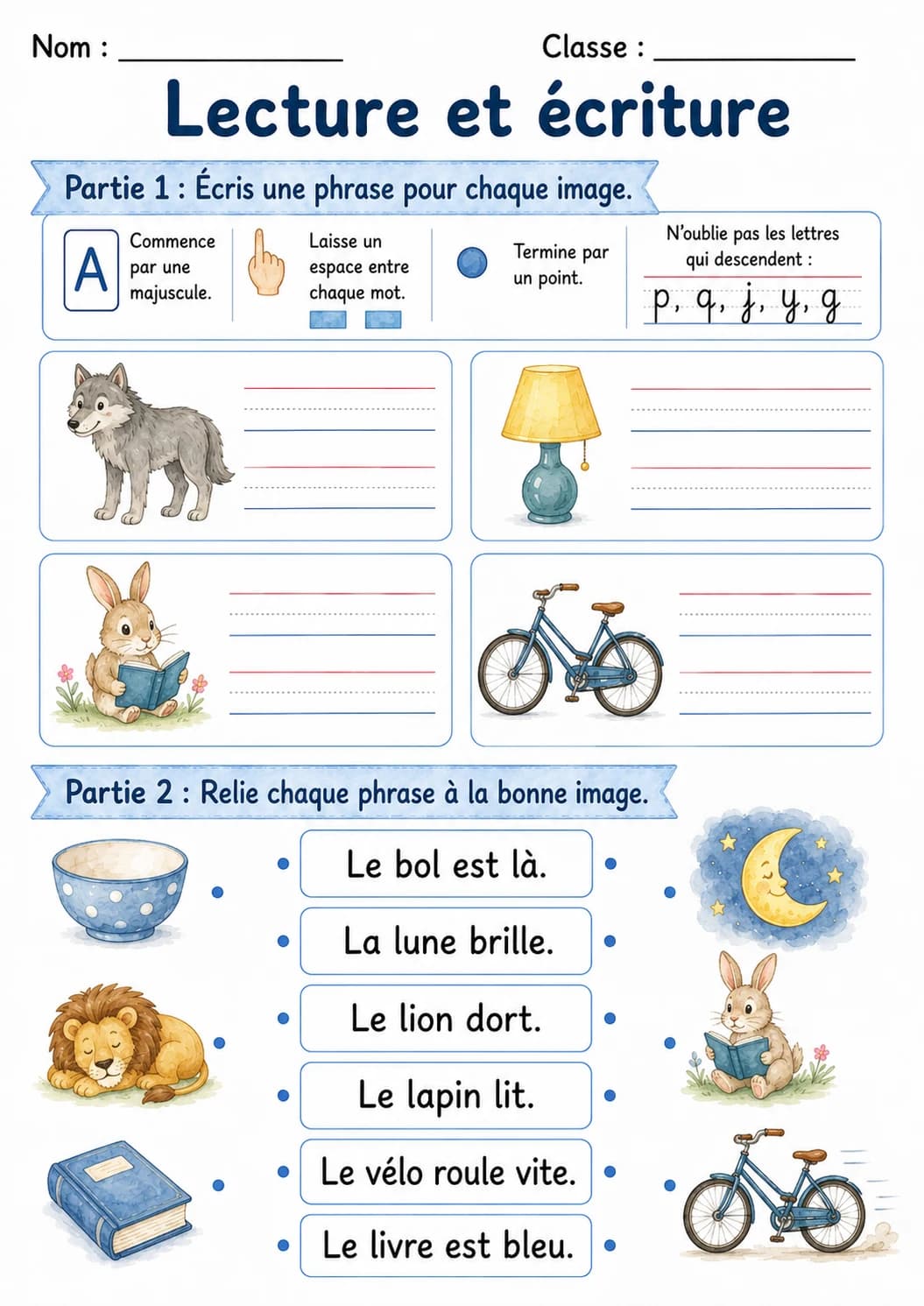 French Letter L Phonics Worksheets Pack page 4 printable worksheet preview