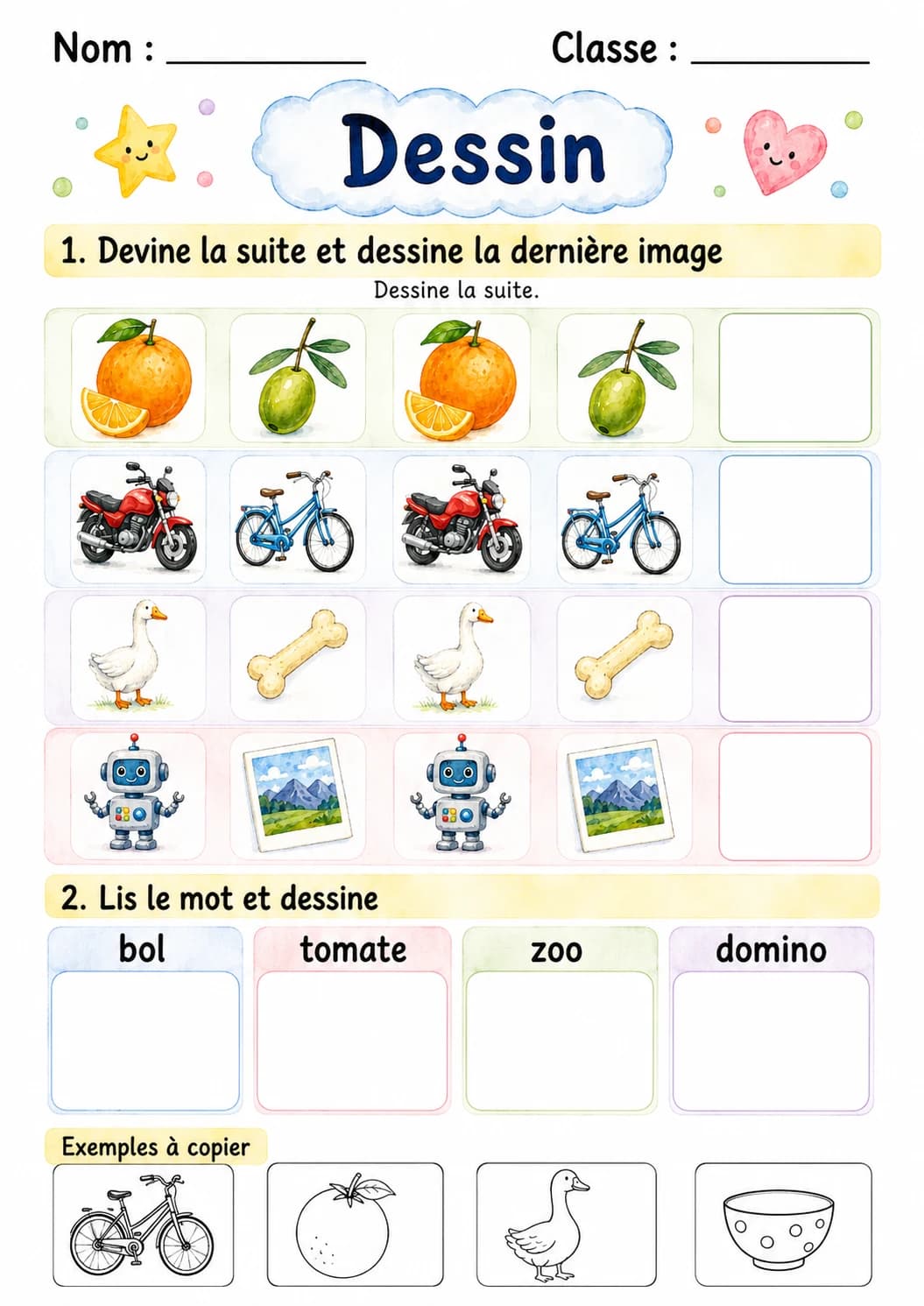 French Letter O Phonics Worksheets Pack page 4 printable worksheet preview
