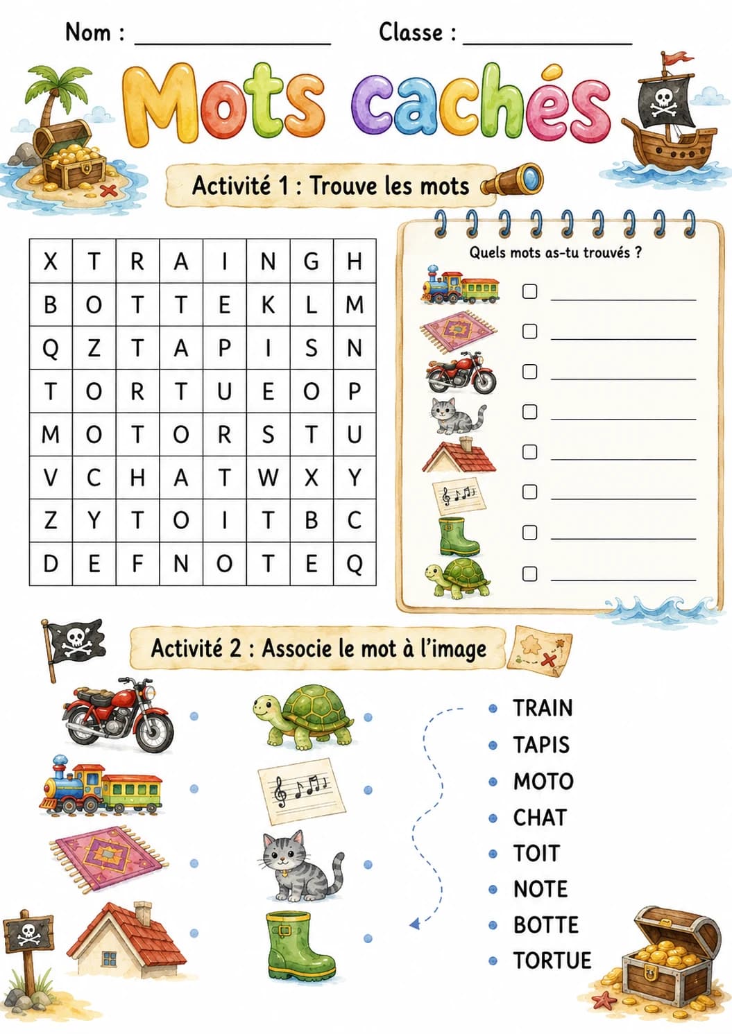 French Letter T Phonics Worksheets Pack page 2 printable worksheet preview