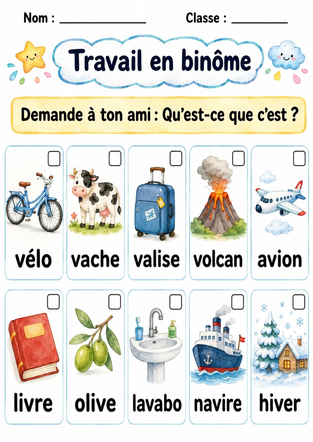French Letter V Phonics Worksheets Pack page 5 printable worksheet preview
