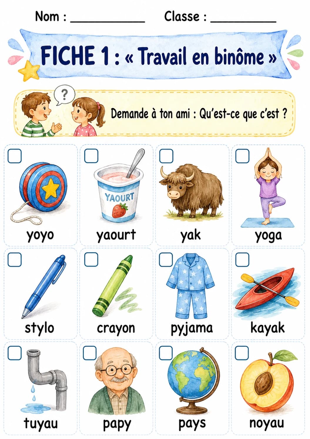 French Letter Y Phonics Worksheets Pack page 5 printable worksheet preview