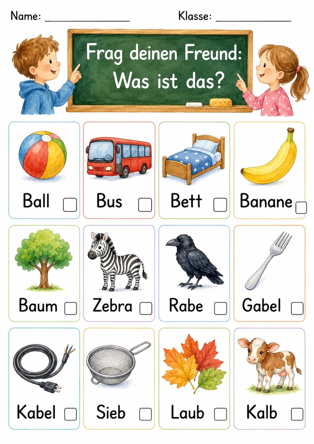 German Letter B Phonics Worksheets Pack page 3 printable worksheet preview