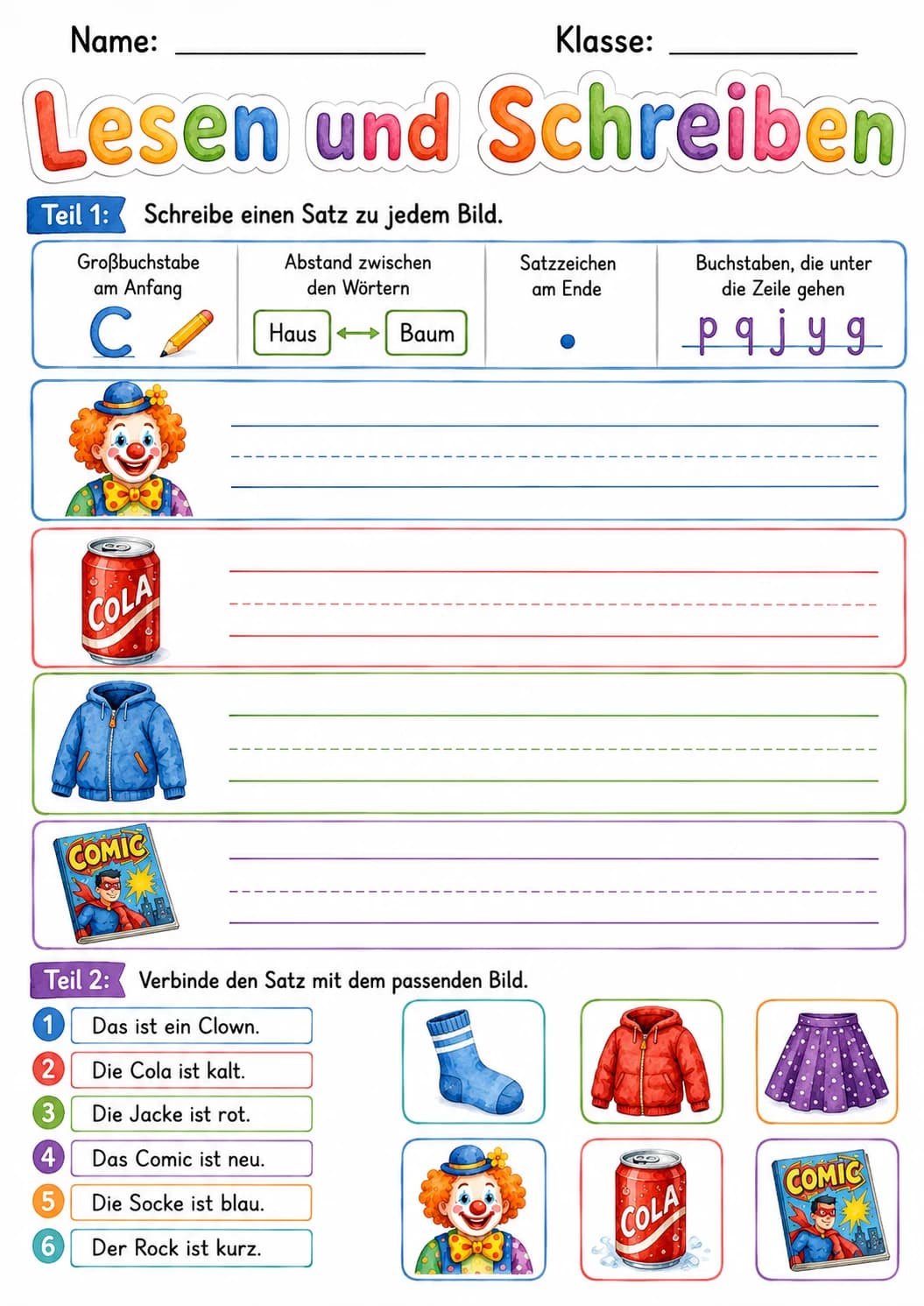 German Letter C Phonics Worksheets Pack page 4 printable worksheet preview