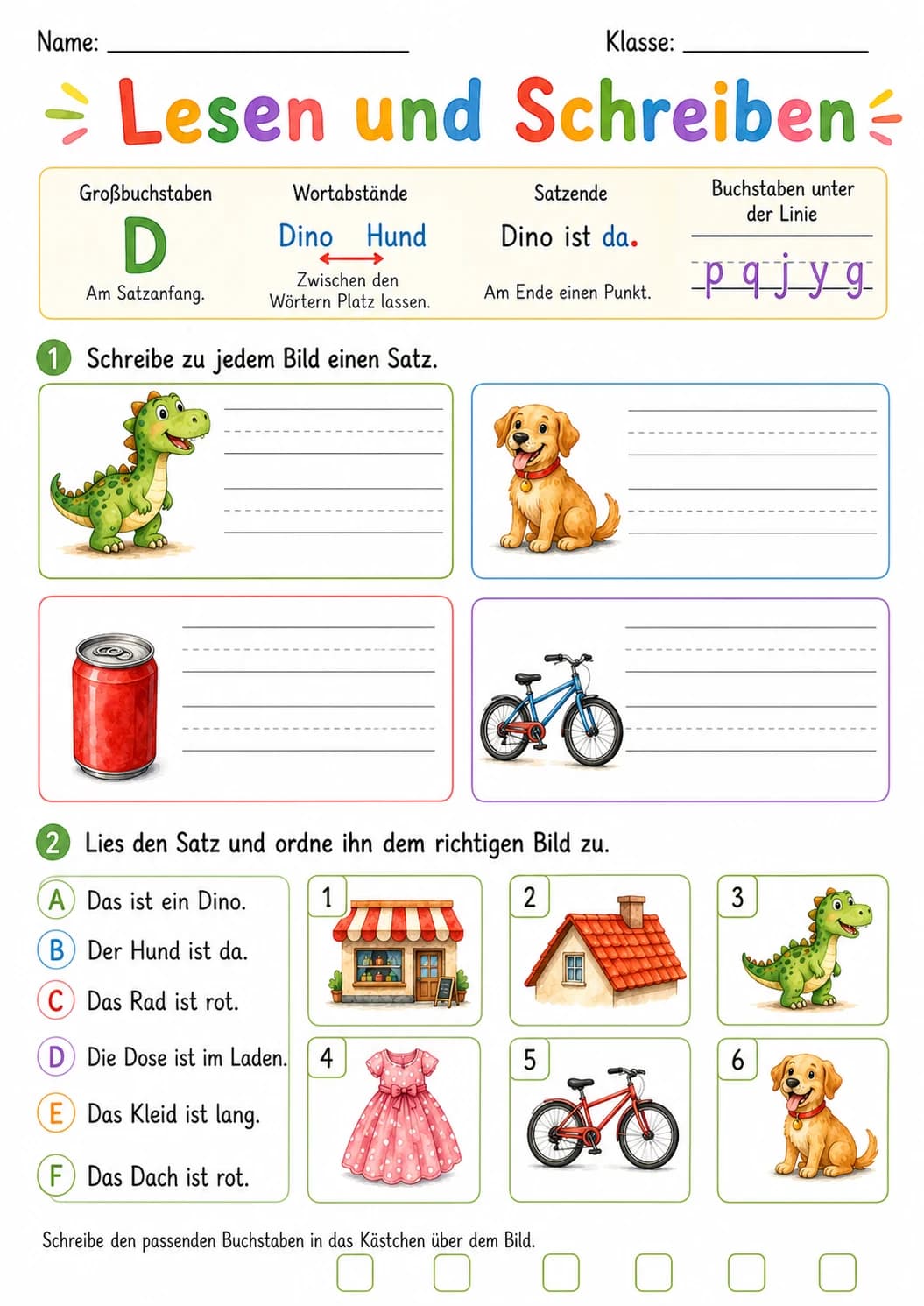 German Letter D Phonics Worksheets Pack page 2 printable worksheet preview