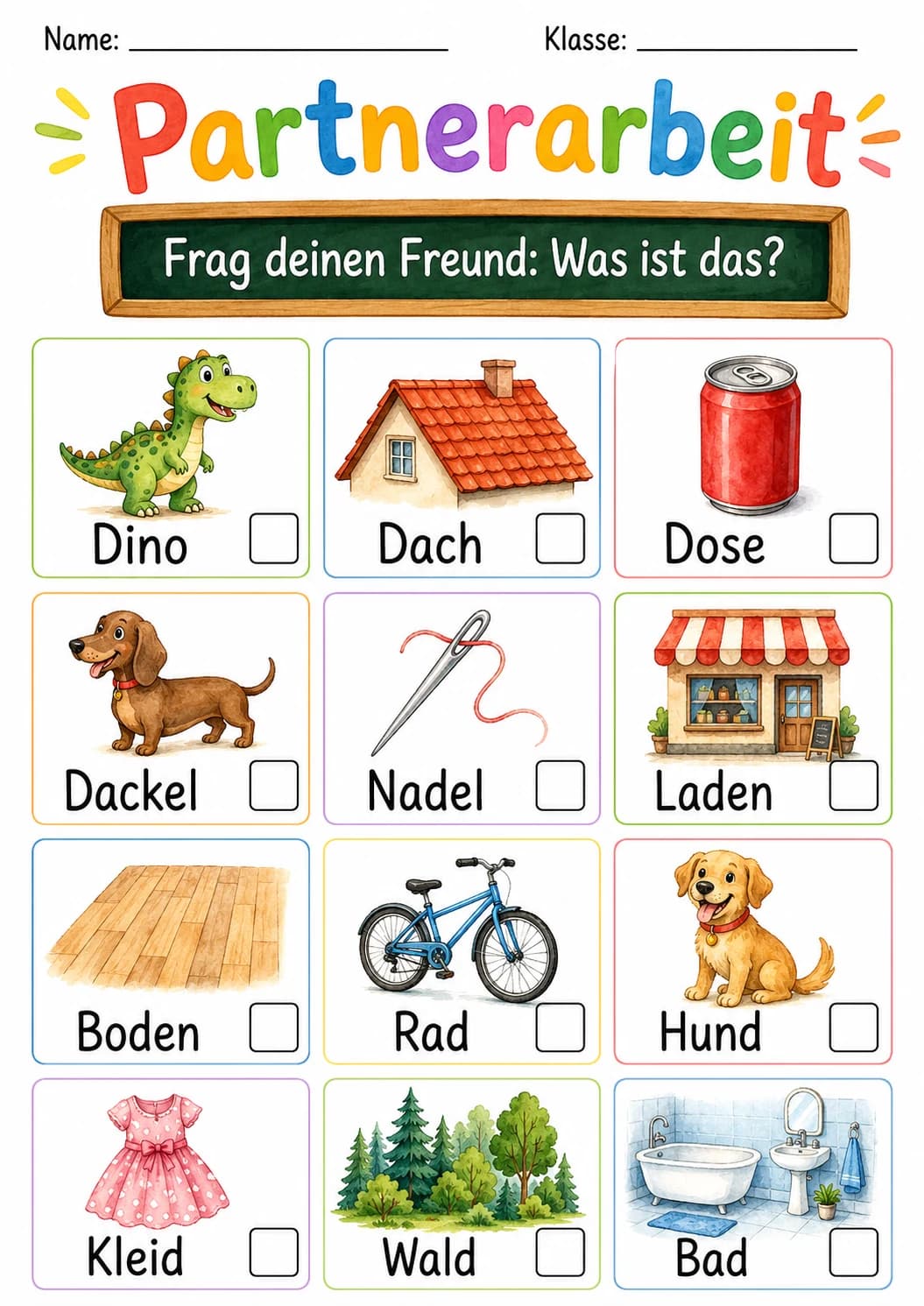 German Letter D Phonics Worksheets Pack page 3 printable worksheet preview