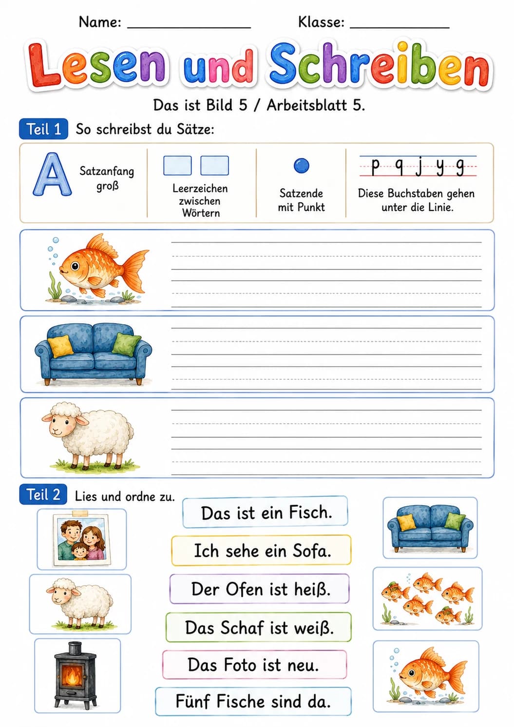 German Letter F Phonics Worksheets Pack page 10 printable worksheet preview