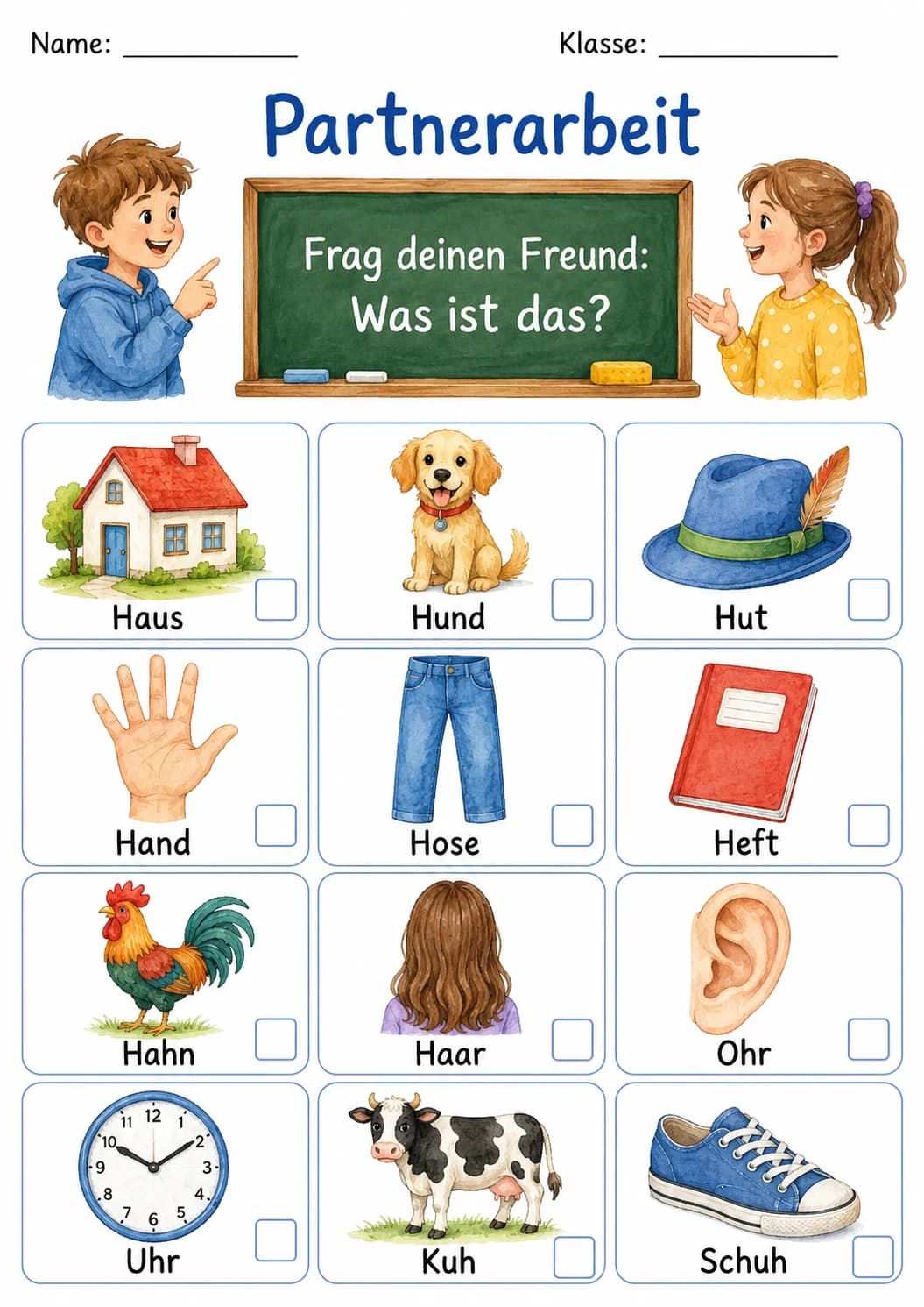 German Letter H Phonics Worksheets Pack page 10 printable worksheet preview