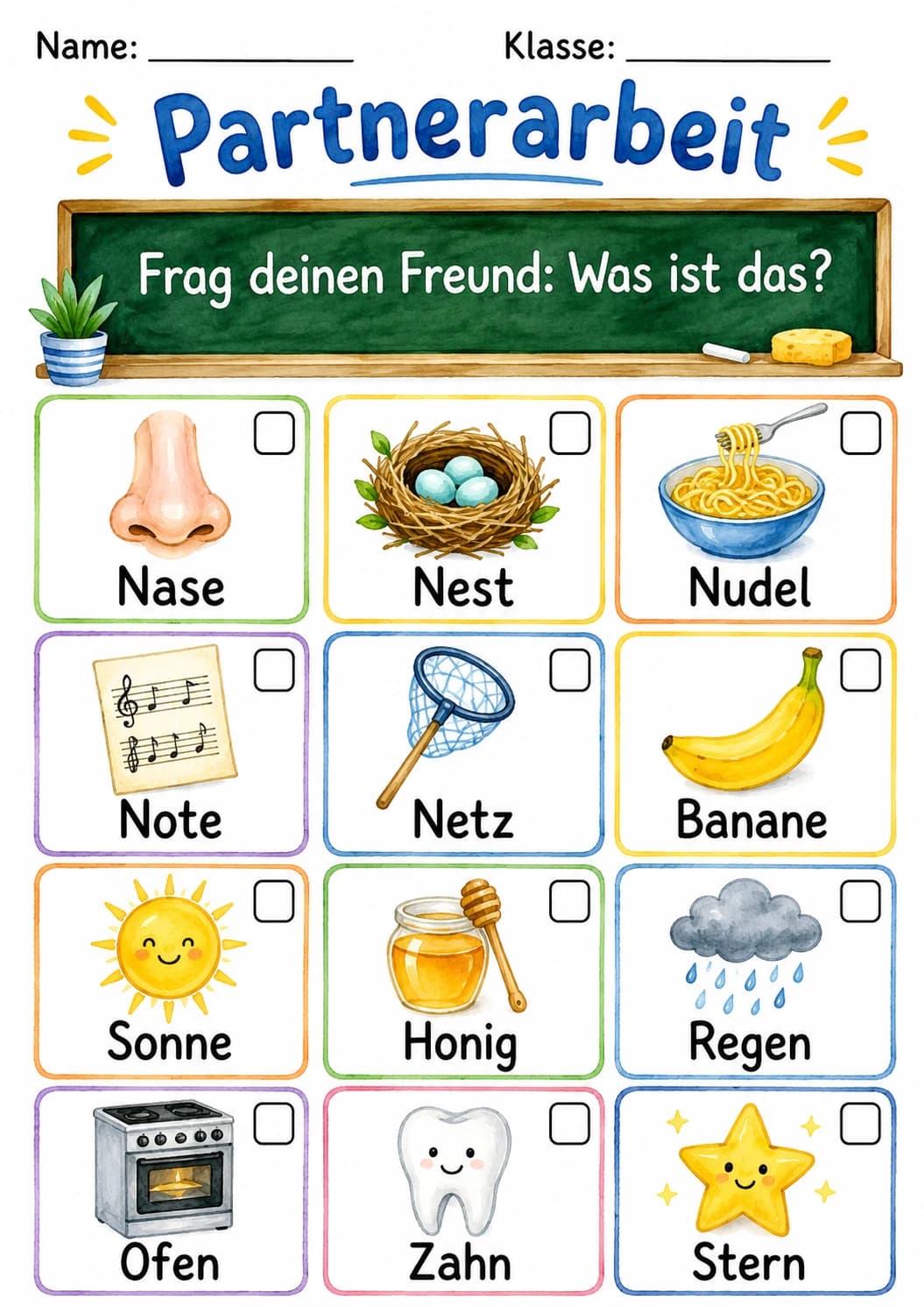 German Letter N Phonics Worksheets Pack page 3 printable worksheet preview