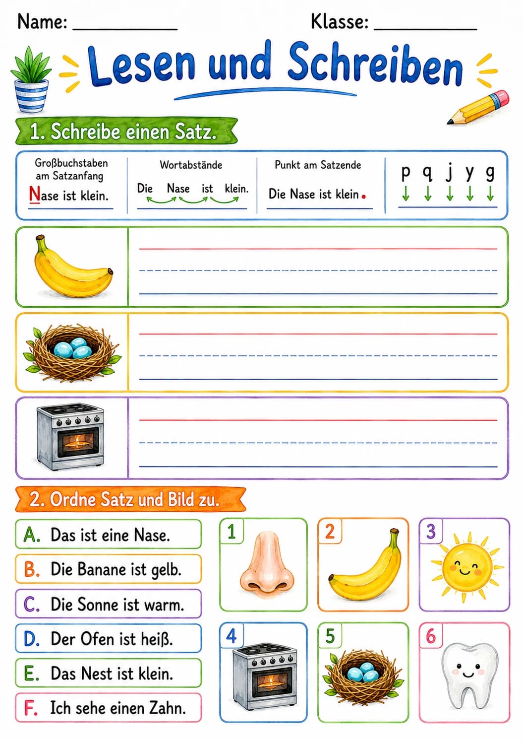 German Letter N Phonics Worksheets Pack page 5 printable worksheet preview
