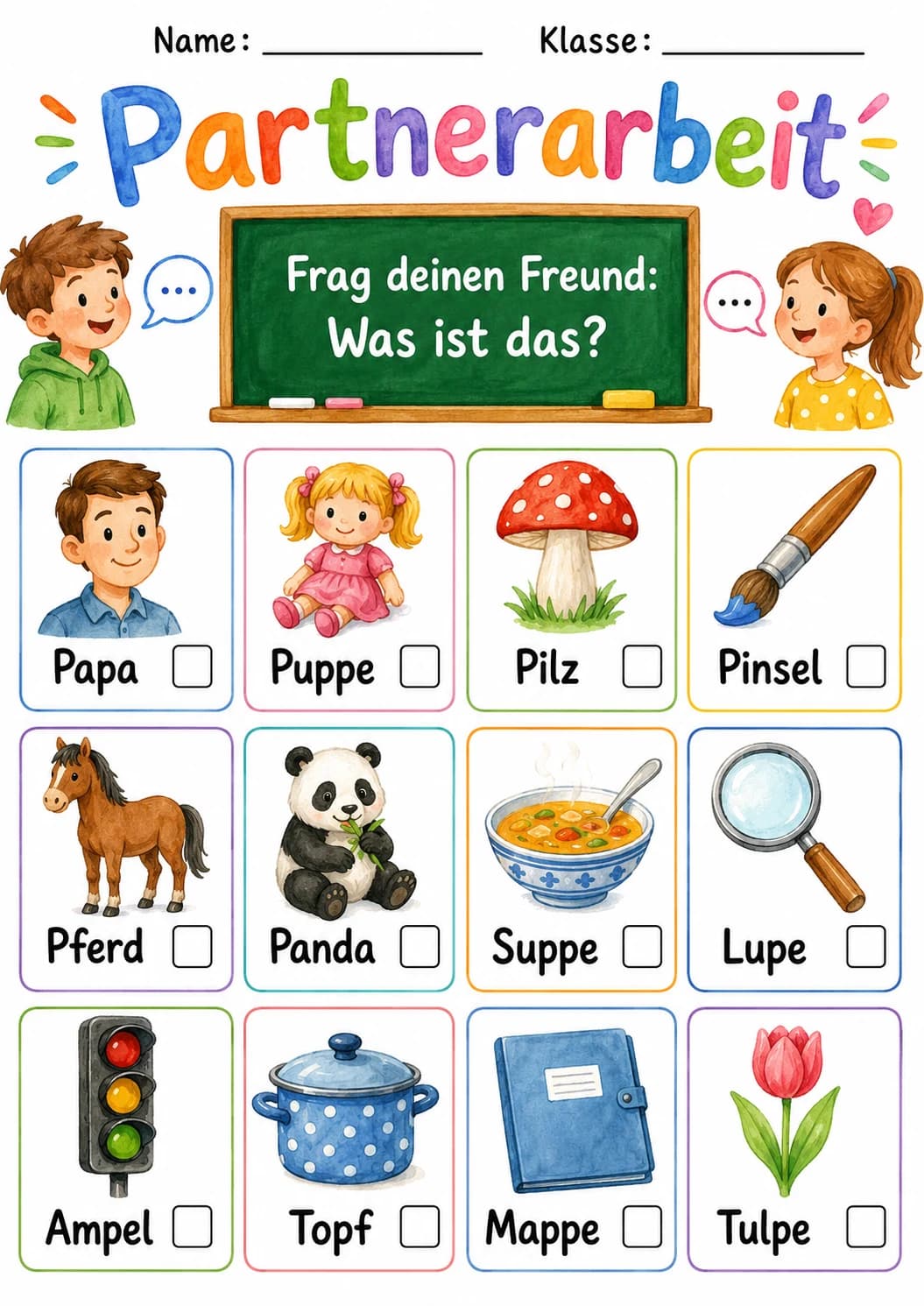 German Letter P Phonics Worksheets Pack page 3 printable worksheet preview