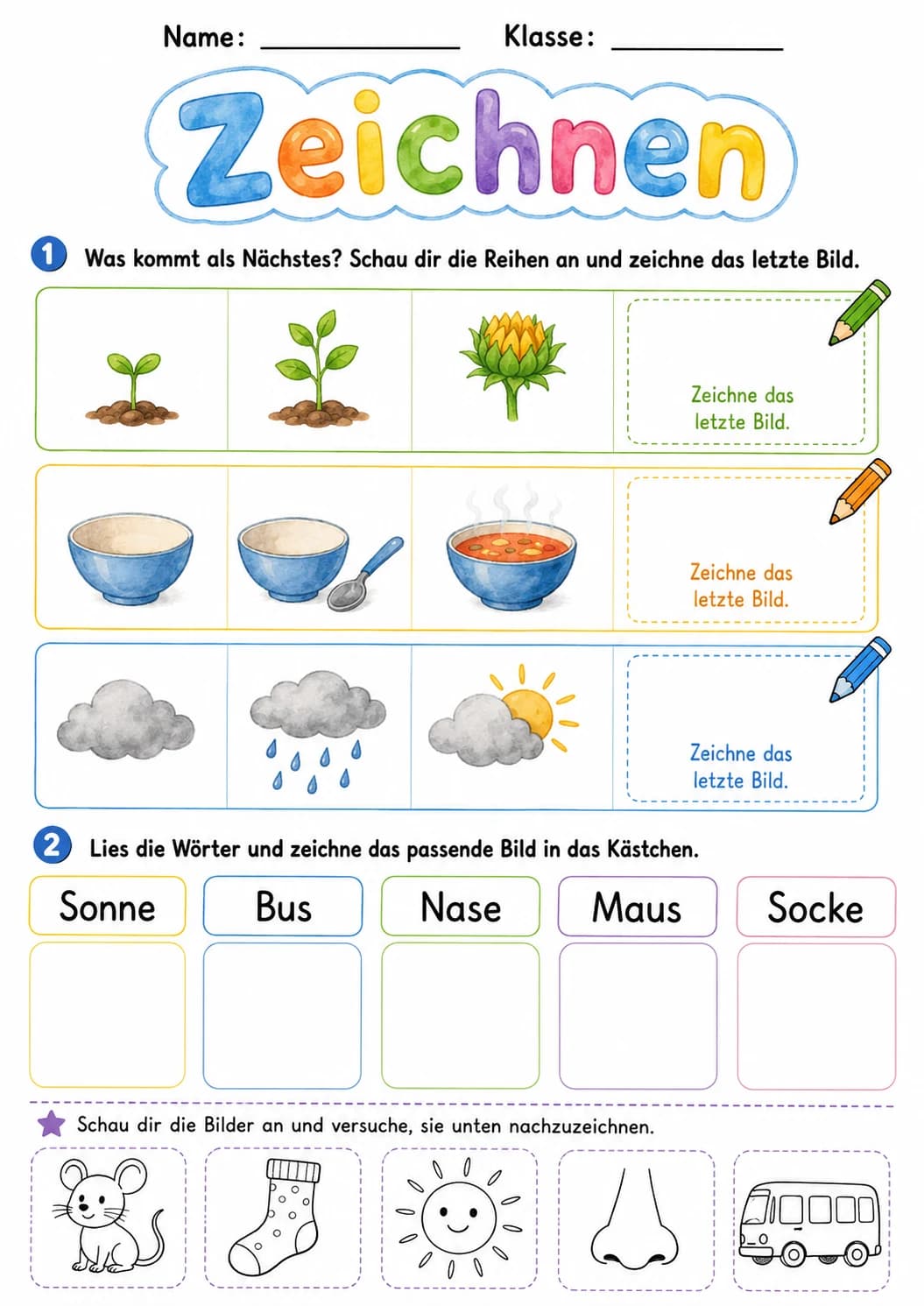 German Letter S Phonics Worksheets Pack page 5 printable worksheet preview