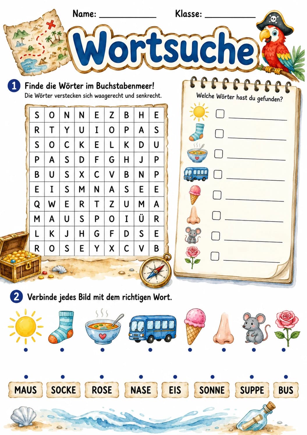 German Letter S Phonics Worksheets Pack page 10 printable worksheet preview