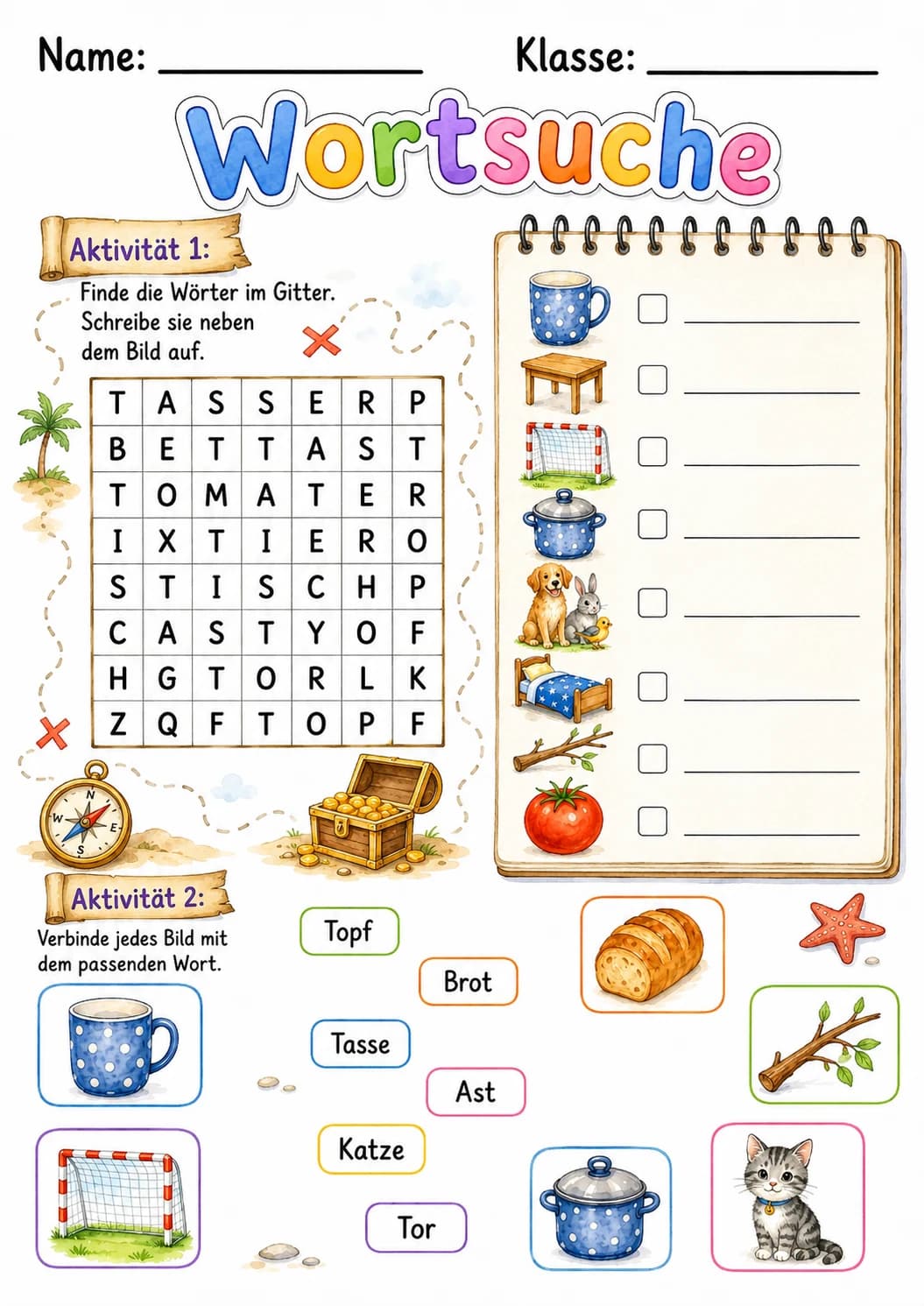 German Letter T Phonics Worksheets Pack page 9 printable worksheet preview